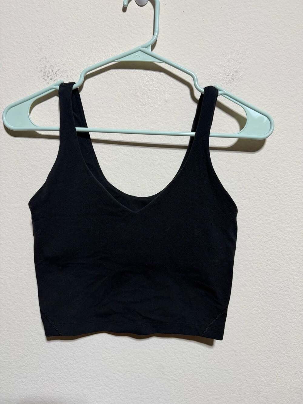 Lululemon Align Tank Top Cropped Black Size 4